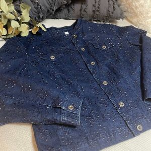 Charter Club, size XL, denim like jacket